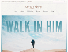 Tablet Screenshot of lifepointbaptist.org